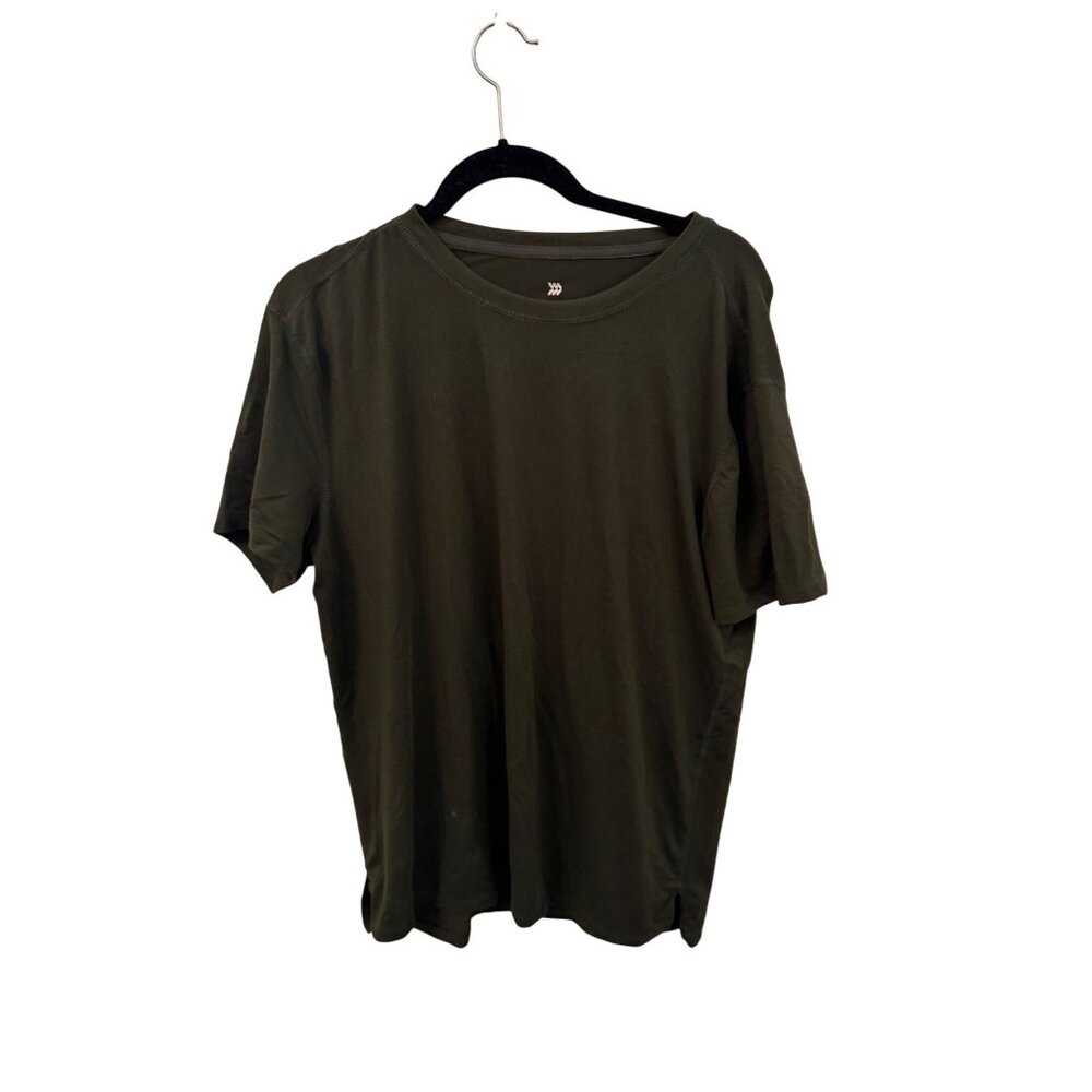 All in motion olive green dri fit style shirt men's size large